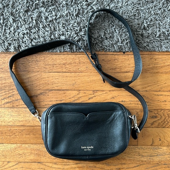 Kate Spade New York Infinite Medium Camera Bag Crossbody Black - Picture 1 of 16